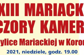XXIII Mariackie Wieczory Kameralne