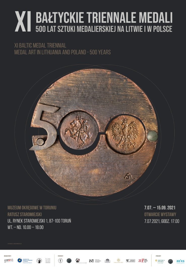 Wystawa „XI Bałtyckie Triennale Medali. 500 lat sztuki medalierskiej na Litwie i w Polsce”