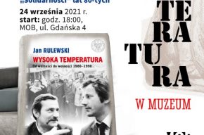Spotkanie autorskie z Janem Rulewskim, autorem książki „Wysoka temperatura. Od wolności do wolności 1980-1990”