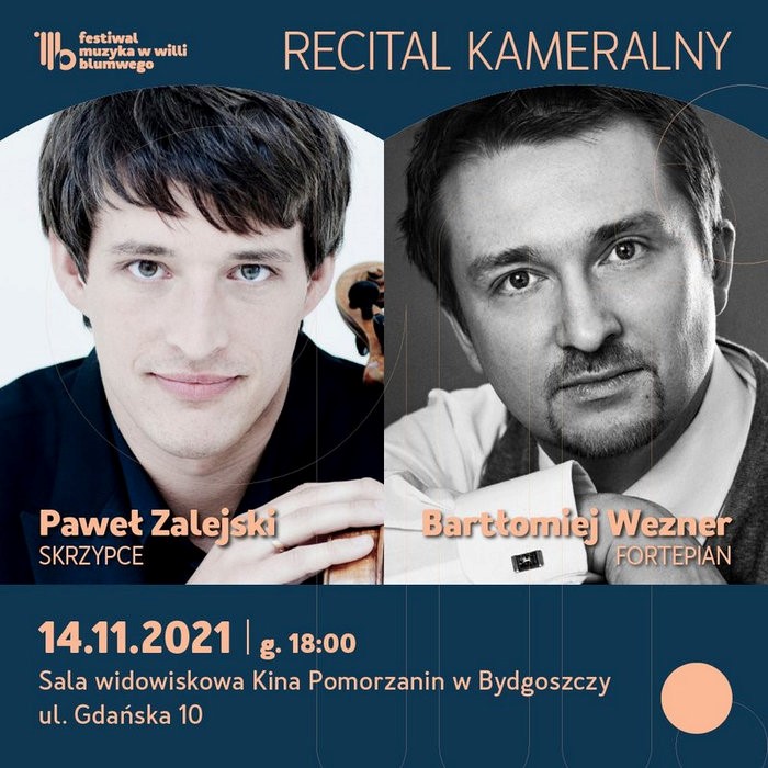 Recital kameralny w wykonaniu Pawła Zalejskiego i Bartłomieja Weznera