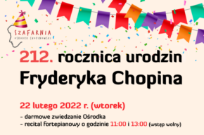212. rocznica urodzin Fryderyka Chopina