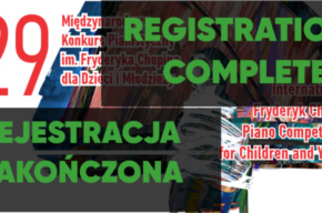 Rejestracja ZAKOŃCZONA