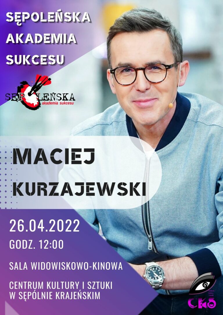 Spotkanie z Maciejem Kurzajewskim