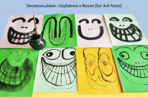 Charytatywne plakato- i książkobranie w Wozowni (feat. Arek Pasożyt)