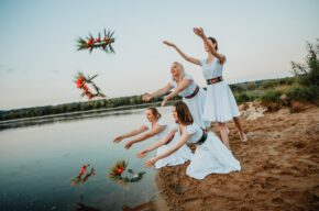 „Dwie łodzie – dwa głosy” – polsko – ukraińskie Wianki 2022 na nabrzeżu Brdy!