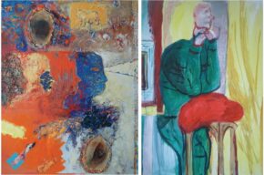 Wystawa „Dwie strony medalu. Art brut po bydgosku”, Piotr Marek i Sławomir Mianowicz - malarstwo