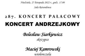 Koncert Andrzejkowy - 27.11.2022, godz. 17:00