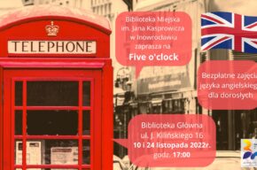 Zajęcia Five o’clock w bibliotece