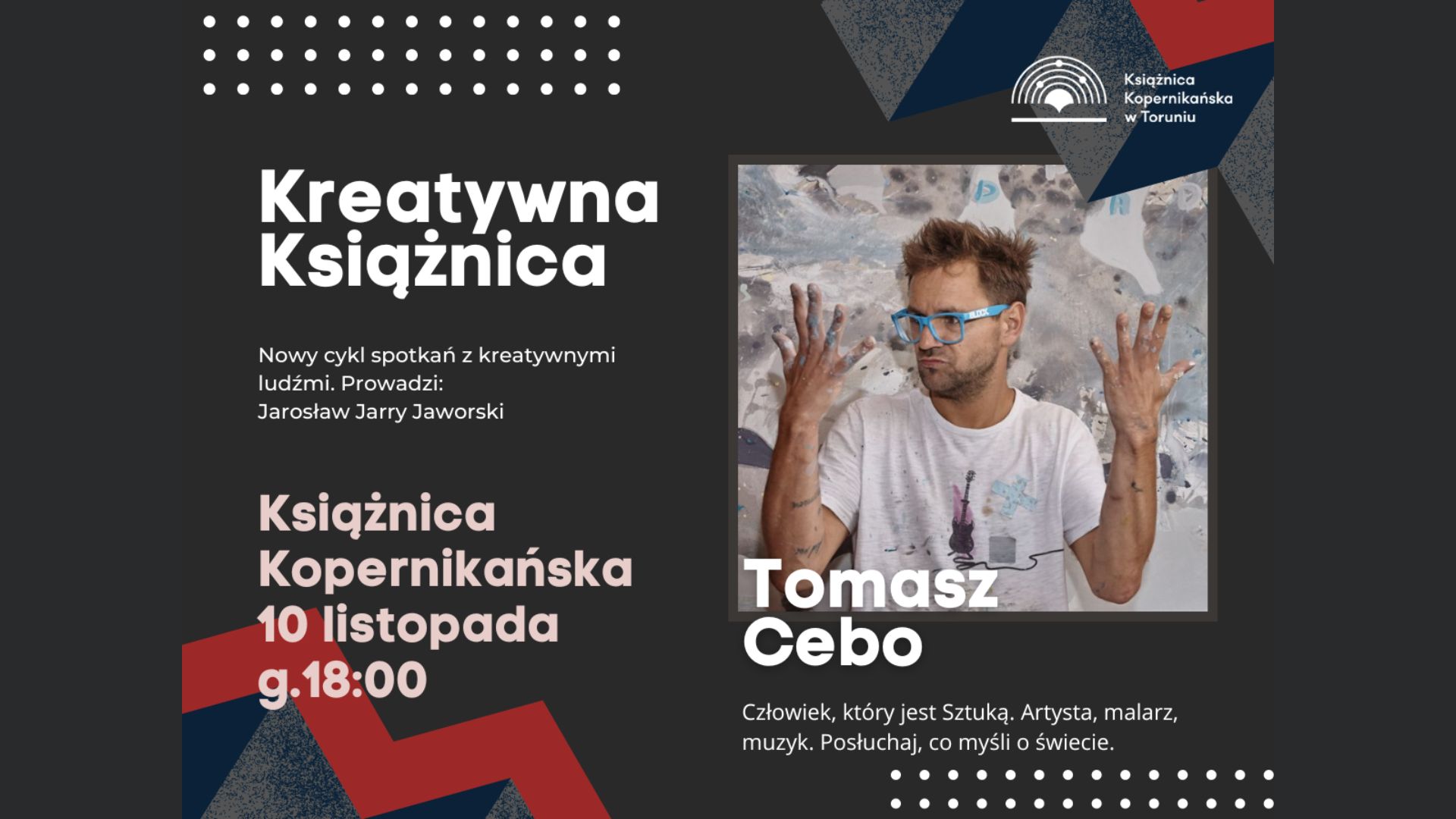 Spotkanie z Tomaszem Cebo | Kreatywna Książnica