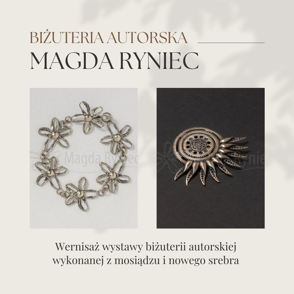 Wernisaż wystawy biżuterii artystycznej Magdaleny Ryniec