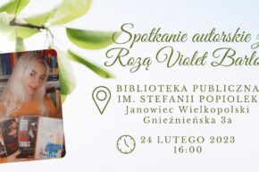Spotkanie autorskie z Rozą Violet Barlow