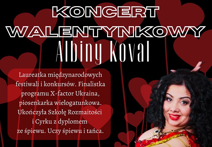 Koncert walentynkowy Albiny Koval