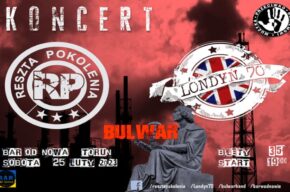 Koncert Reszta Pokolenia/ Londyn 70/ Bulwar