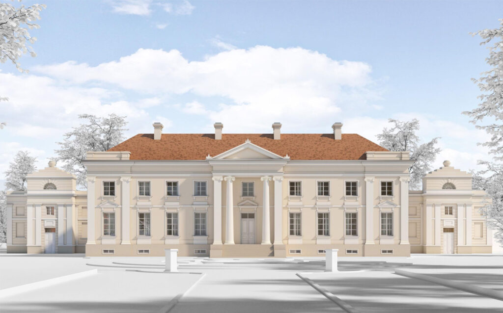 Pałac w Nawrze – koncepcja muzeum i wizualizacje rewitalizacji