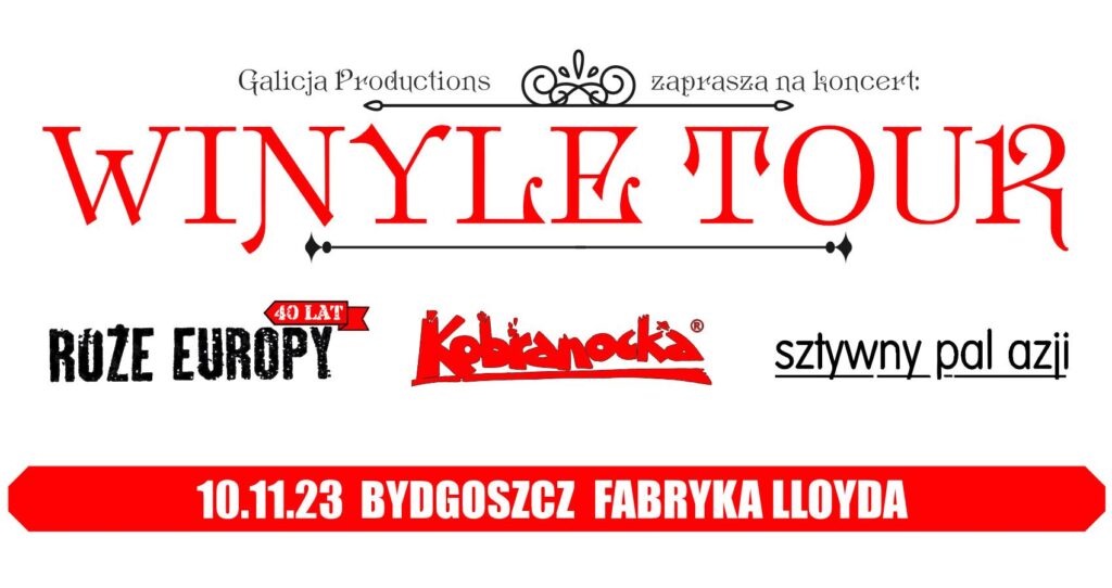 Winyle Tour: Kobranocka, Róże Europy, Sztywny Pal Azji