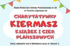 Charytatywny kiermasz książek i gier planszowych