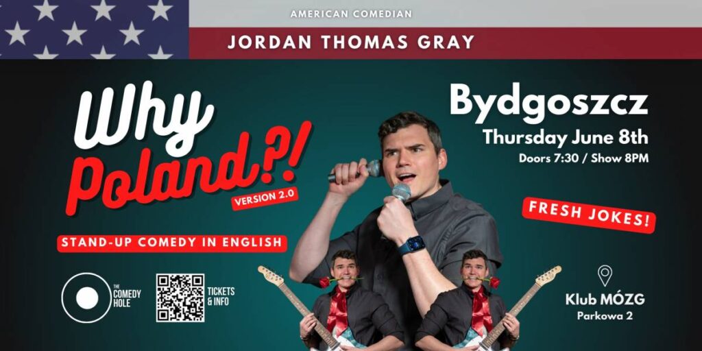 Why Poland?– Stand-up Comedy in ENGLISH with Jordan Thomas Gray