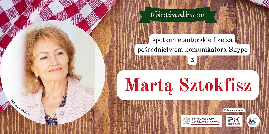 Biblioteka od kuchni: spotkanie z Martą Sztokfisz