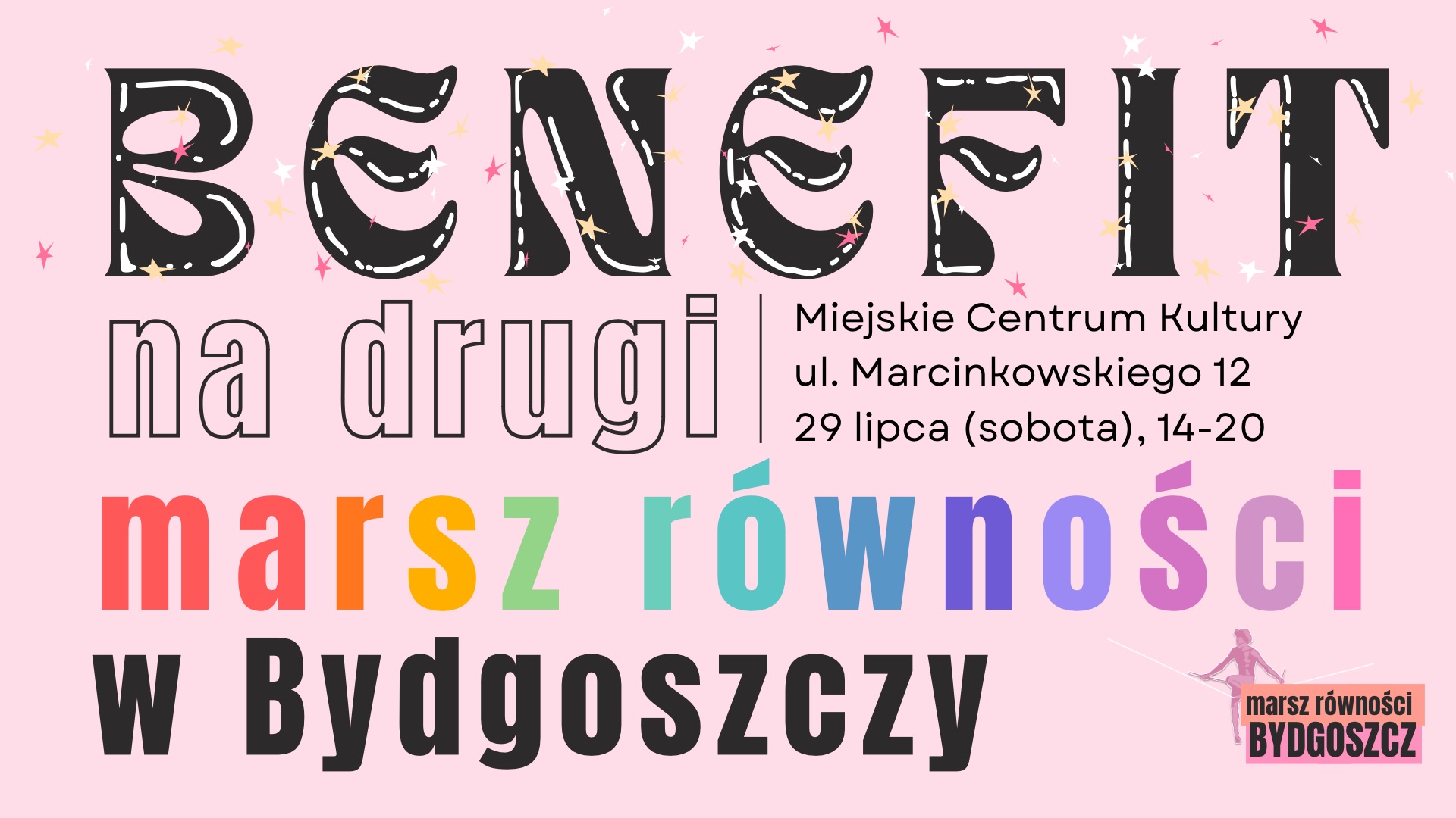 Benefit na 2. Marsz Równości w Bydgoszczy