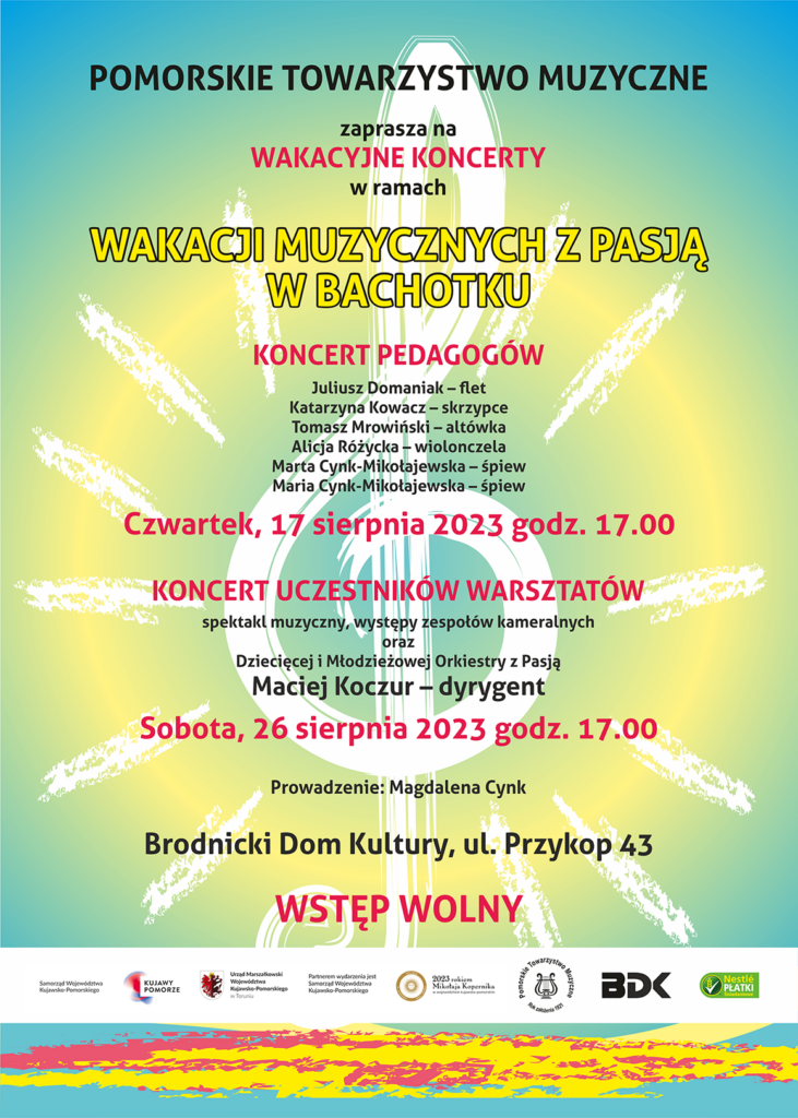 WAKACJE Z PASJĄ - KONCERT PEDAGOGÓW