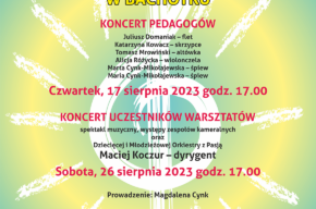 WAKACJE Z PASJĄ - KONCERT UCZESTNIKÓW