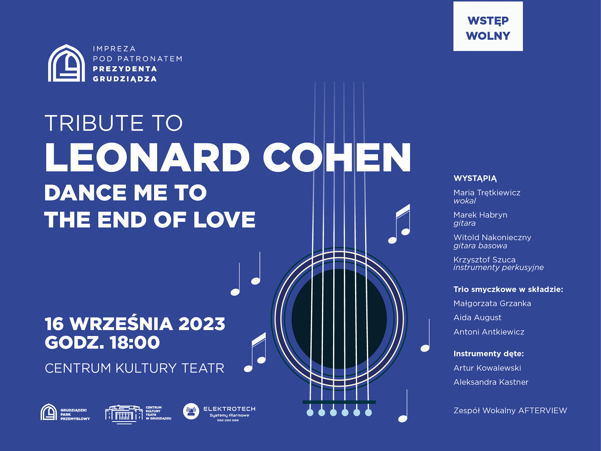 Tribute to Leonard Cohen - Maria Trętkiewicz i goście