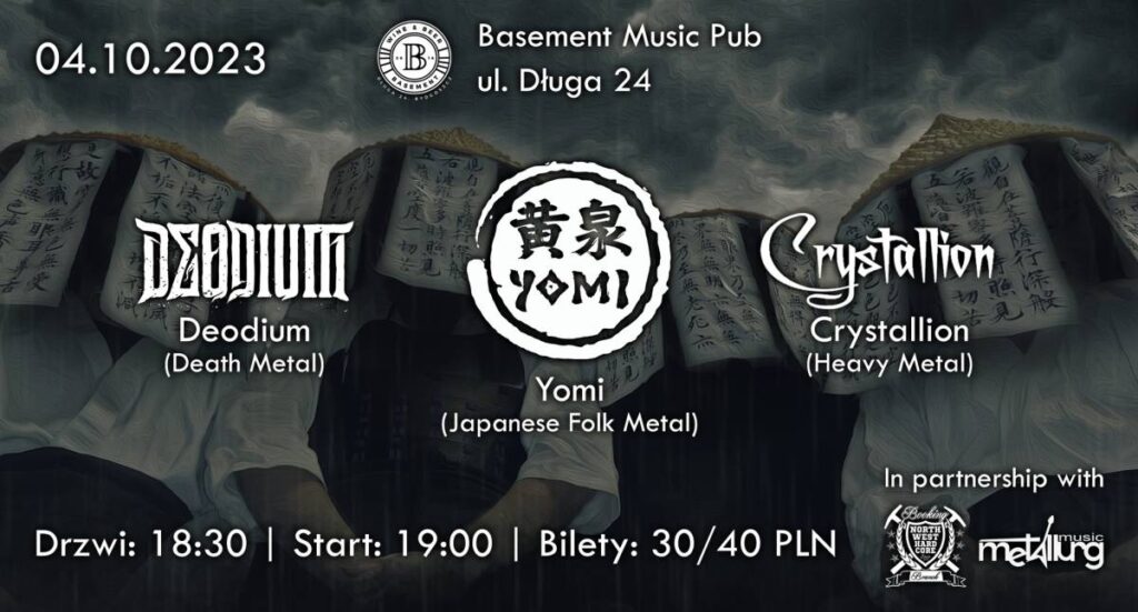 Yomi + Deodium + Crystallion - koncert