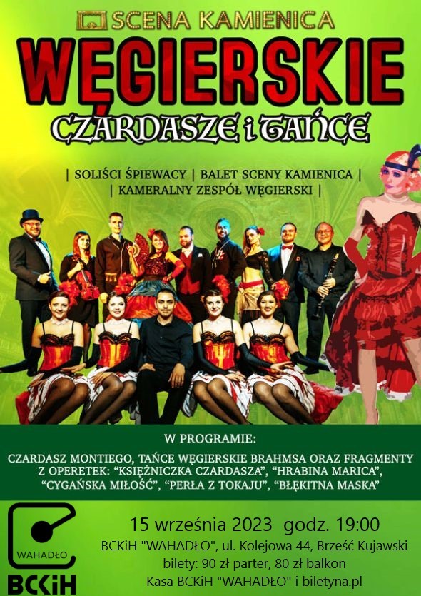 Koncert WĘGIERSKIE CZARDASZE I TAŃCE