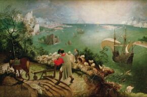 DKJo! - Peter Bruegel starszy - Pejzaż z upadkiem Ikara