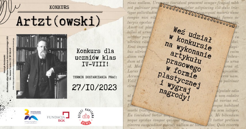 Artzt(owski) – konkurs dla uczniów szkół podstawowych