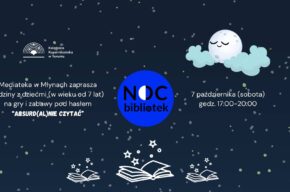 7 PAŹDZIERNIKA: Noc Bibliotek w Mediatece w Młynach