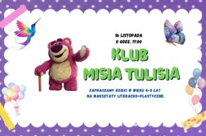 Klub Misia Tulisia - zajęcia dla dzieci 4-5 lat