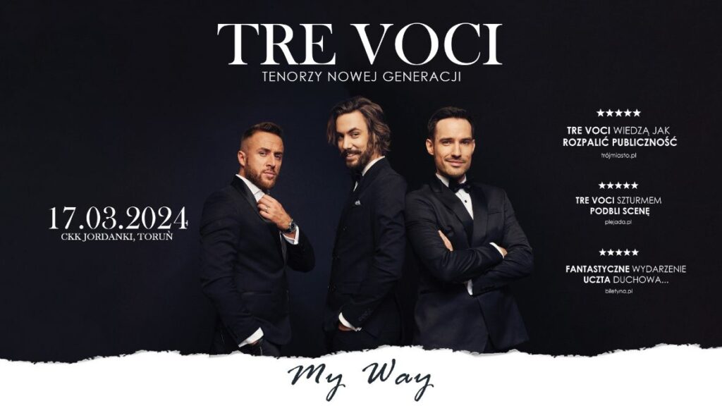 Koncert Tre Voci - My way