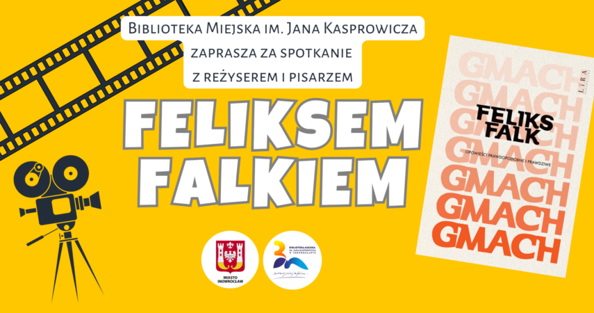Ikona polskiego kina w bibliotece – spotkanie autorskie z Feliksem Falkiem