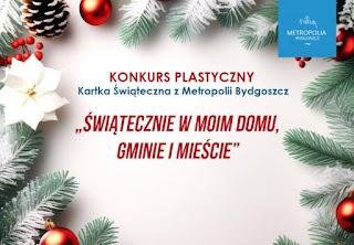Konkurs plastyczny – kartka świąteczna z metropolii Bydgoszcz