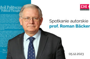 Spotkanie z prof. Romanem Bäckerem