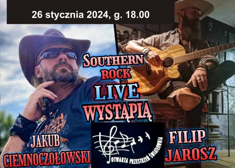 Southern rock live – Filip Jarosz i Jakub Ciemnoczołowski
