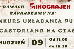 9 GRUDNIA: Turniej układania puzzli na czas