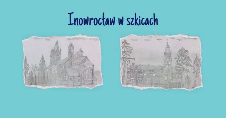 <i>Inowrocław w szkicach</i> – wystawa prac Bartłomieja Rojka