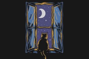 Nocne niebo. Zajęcia plastyczne w Bibliotece Rubinkowo