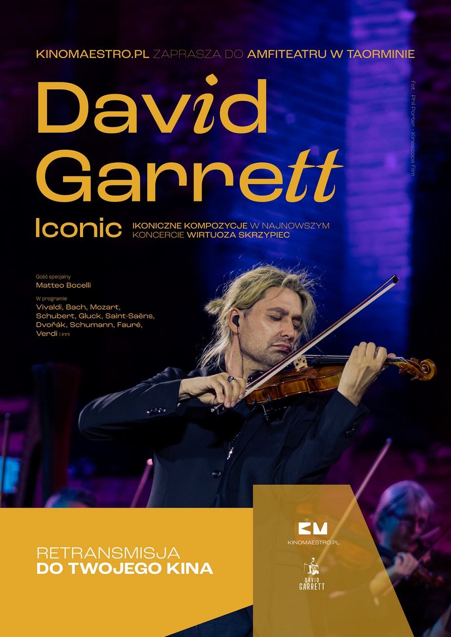 David Garrett ICONIC. Najnowszy koncert z amfiteatru w Taorminie