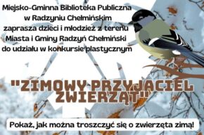 Konkurs plastyczny pt.: „Zimowy przyjaciel zwierząt”