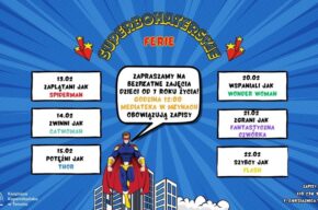 Superbohaterskie ferie w Mediatece w Młynach