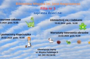Ferie zimowe w bibliotece