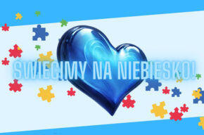 Świecimy na niebiesko! – wystawa prac w Filii nr 7