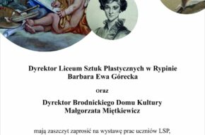 WYSTAWA PRAC UCZNIÓW RYPIŃSKIEGO PLASTYKA