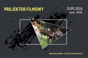 Projektor filmowy w ramach Bydgoskiego Trójkąta Literackiego