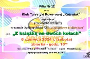 Bibliotekarze, książki i dwa kółka
