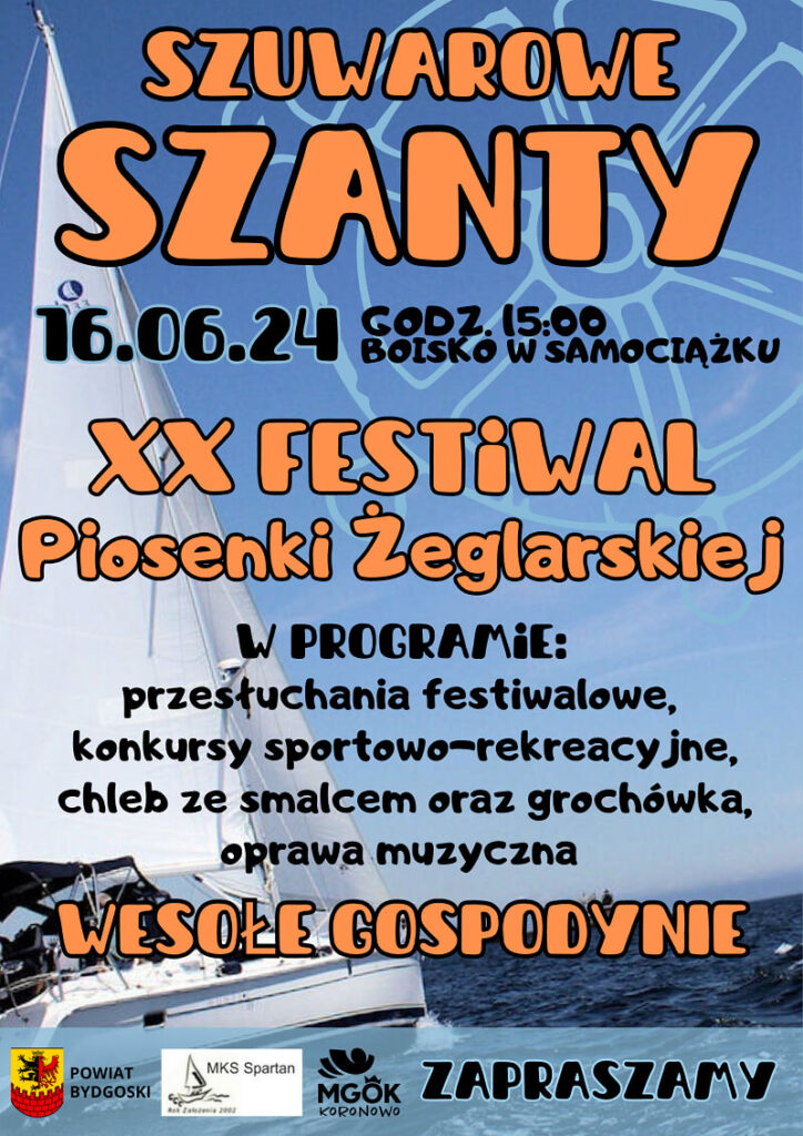 XX Festiwal Piosenki Żeglarskiej „Szuwarowe Szanty”