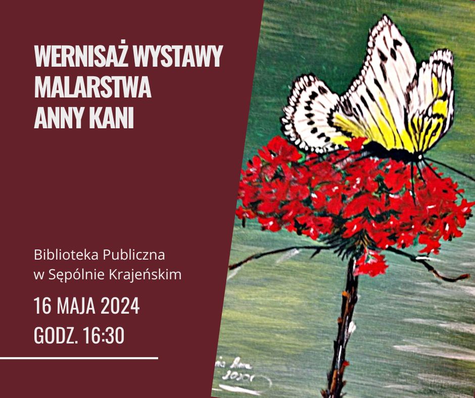 Wernisaż wystawy malarstwa Anny Kani